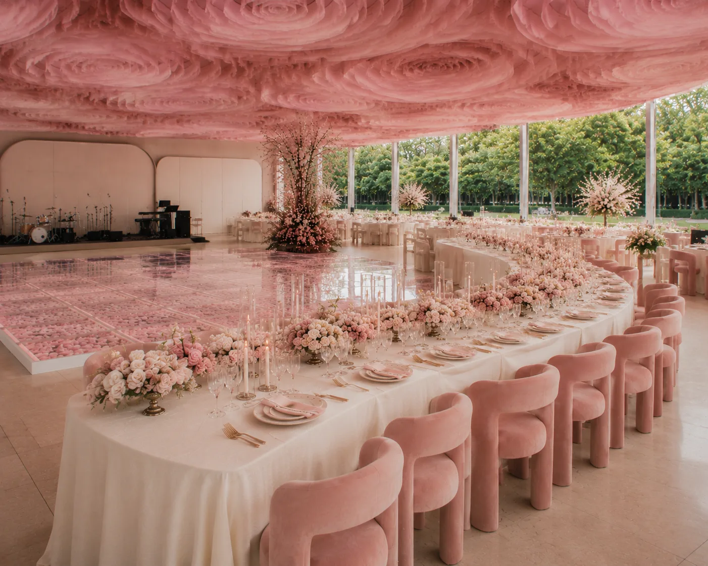 Blush Wedding Reception — Park City, Utah